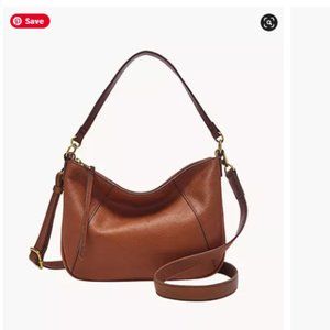 Fossil Skylar Crossbody Bag Purse Brown Gently Used